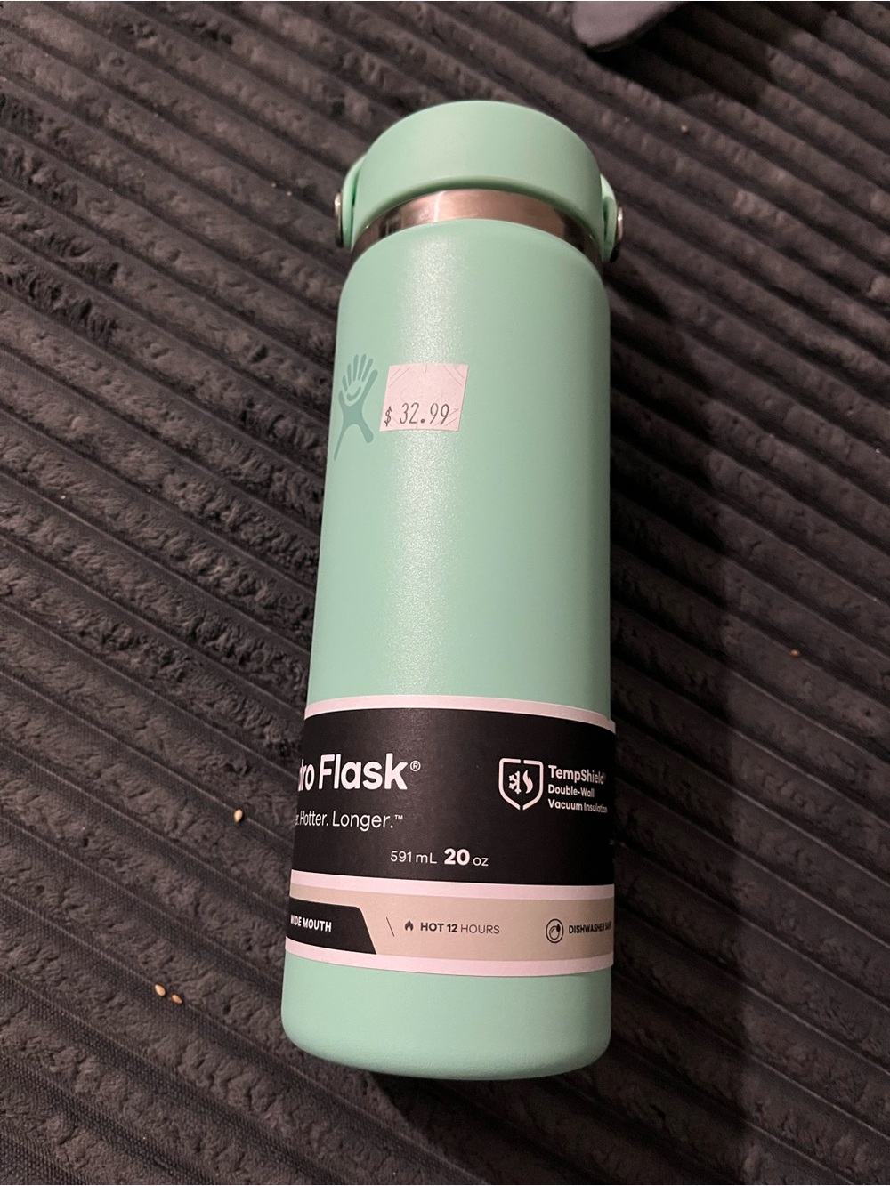 Hydro Flask Mint Green Insulated Water Bottle NWT
